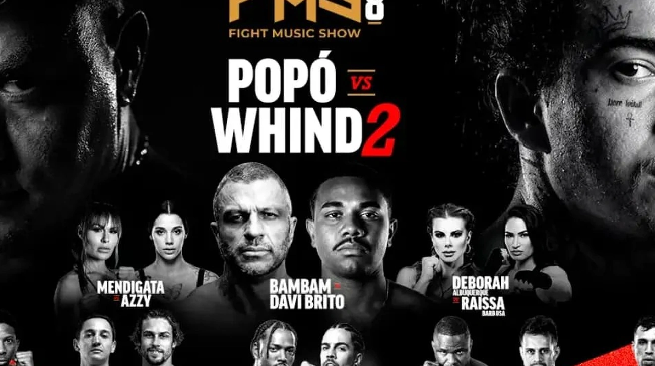 Popó x Whindersson Hoje no Fight Music Show 8, Conheça Lutadores e Influenciadores
