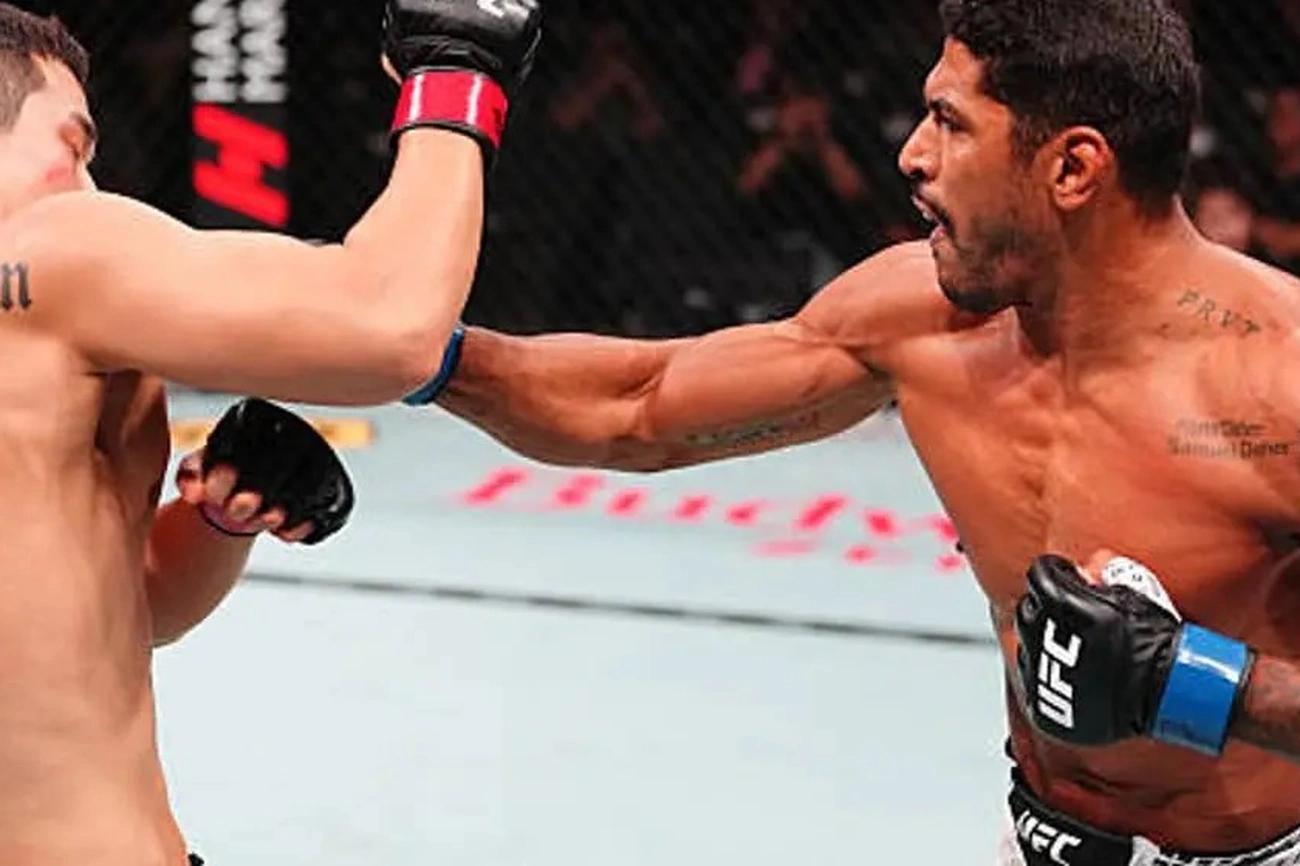 Luis Felipe Dias brilha no UFC Macau com nocaute em 3m40s agora