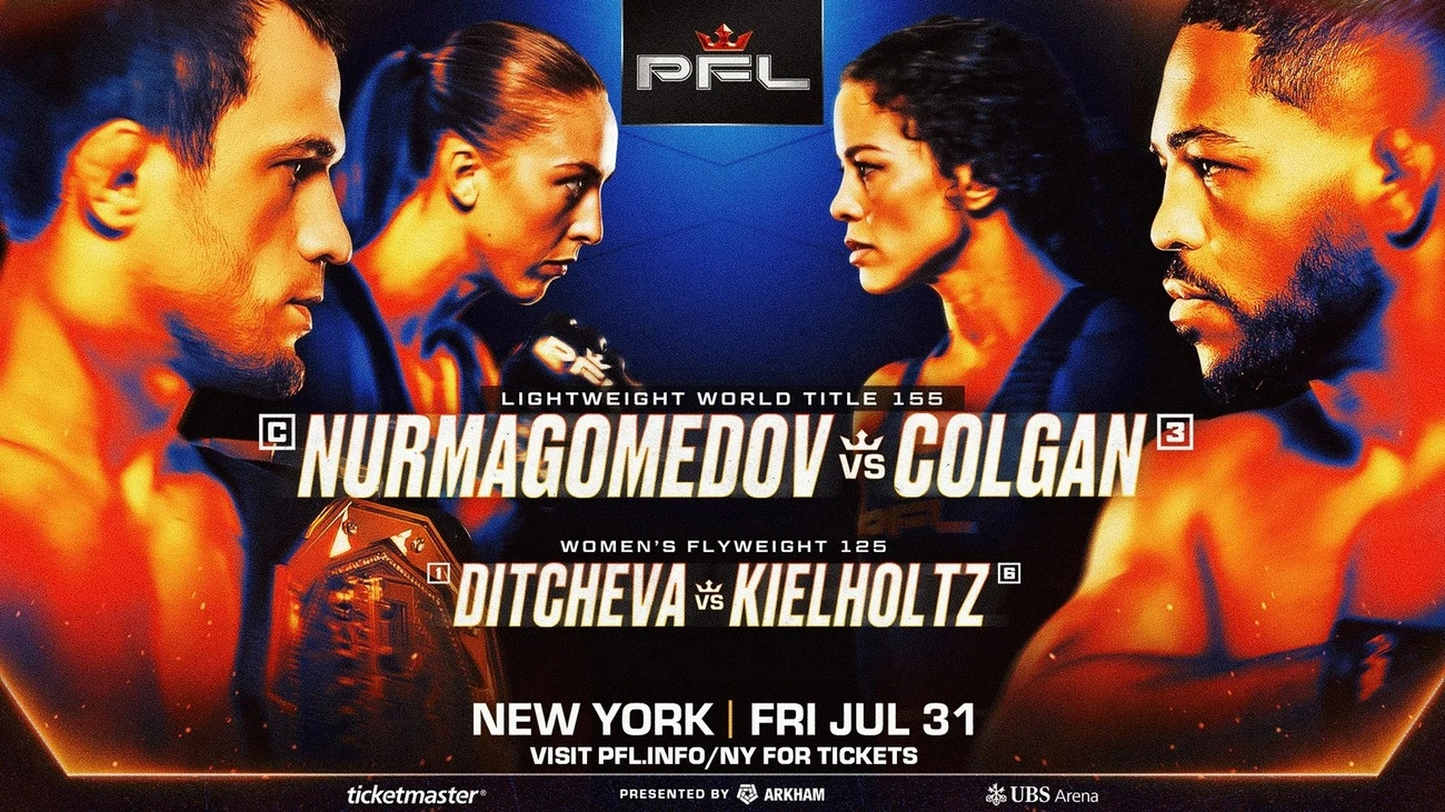 PFL New York hoje Usman Nurmagomedov defende título contra Archie Colgan