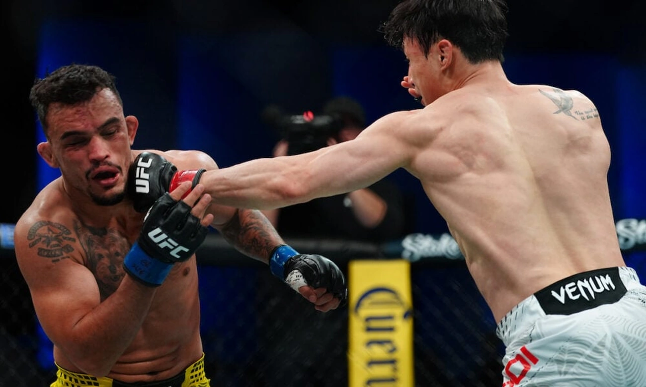 Willycat nocauteado pelo sul-coreano Doo Ho Choi no UFC Vegas 117