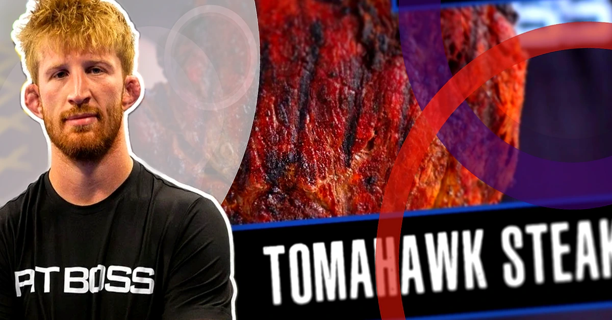 Bo Nickal prepara bife Tomahawk agora com Pit Boss Grills